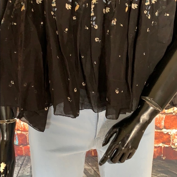 Intimately Free People Black Floral Tank Top - Picture 3 of 6